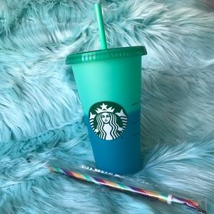 Starbucks Green Color Changing Tumbler